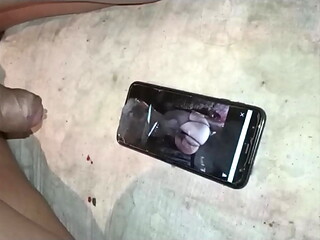 Cumtribute para amiga de face trav Liliana