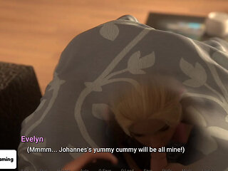 Apartment69 got a blowjob from a hot petite 18 years old woman