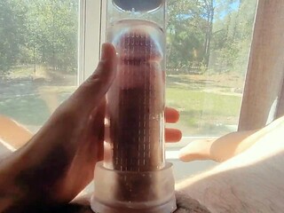 Pumping and Sucking This Big Dick with Nice Moaning