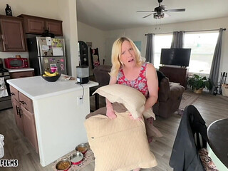 Forgetful Stepmom Makes It up with Her Tight Pussy - Birthday Boy Gets Lucky - Jane Cane, Shiny Cock Films
