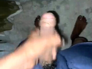 Morning time handjob hard core