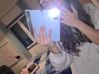Jessy funny amateur teen brunette toying