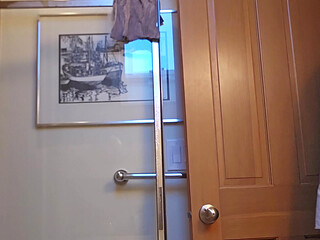 Outside Trash Day Then Inside Shower.