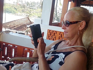 Mature Blonde Wife Enjoys Sex After Walk