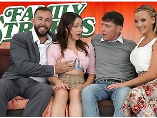 Rion King, Pristine Edge And Will Pounder In Rissa And Rion Have Been Fucking Behind Their Step-parents Backs But They Get Caught