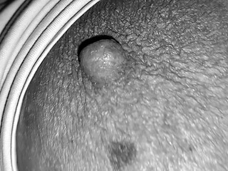 I played with my stepsister's boobs at night