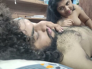 Hot Indian Stepmom Handjob &amp_ Cock Massage to Stepson