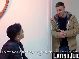 LatinoJuice.com - Jock homo Jonas Matt wanks dick while bred hard by Felipe
