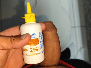 Straight Stepdaddy Applies the Super Dilator Inside the Glans for Extreme Erection.