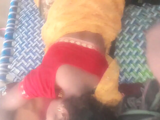 Beautiful Indian girl with big boobs gets a hard BBC in doggy style.