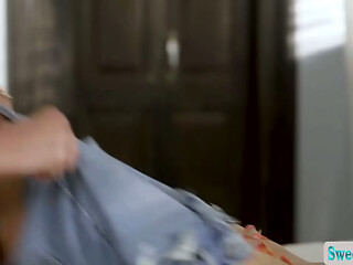 Blonde MILF and Brunette Passionate Play