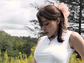 William Seed's Outdoor Sneaky Affair Ignites Heat