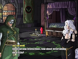 Sexy stripper Ratri shows off her moves for Doom, slowly undressing and