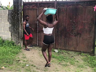 SACHET WATER SELLER FUCKS FOR EXTRA MONEY EARN. ENJOY ON 4K