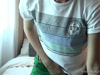 Latin Twink Merli Stroking His Cock