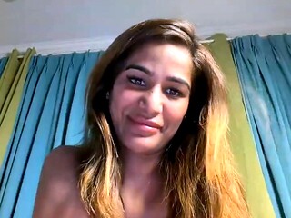 Indian Babe Sexy Maid Outfit Going Nude With Wild Boobs