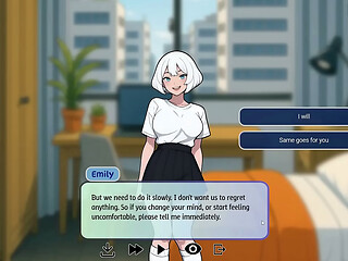 Ours to Share [ NTR Hentai Game ] Ep.1 Making her BOYFRIEND SMALL COCK CUM over a CUCKOLD fantasy !