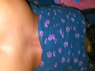 New Indian wife with her friend hubby not at home