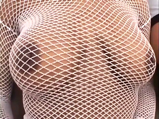 Hotty blonde AFRO chick sucks and rides King Cock