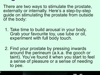 Prostate Orgasams Anal