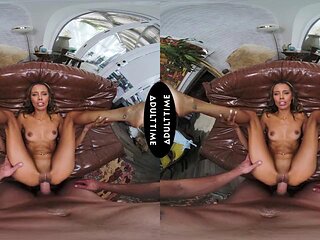 UP CLOSE VR - Petite MILF Kylie Le Beau Wants A Taste Of Your Cum After Getting Hard Fucked - POV: Porn