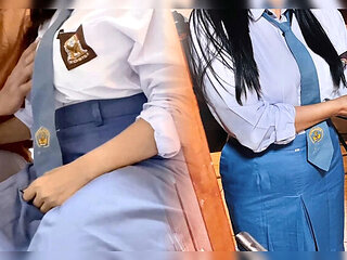 Part 2: Indonesian Teen Schoolgirl with Big Natural Tits Gets Cum in Mouth - Homemade Hotel Drama