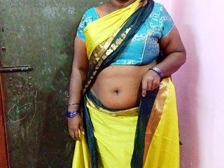 desi tamil beautiful wife saree changing video