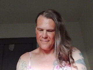 Pink & Lace Dildo Play