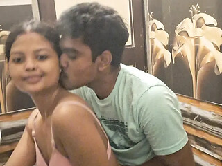 Indian college girls get it on in the washroom