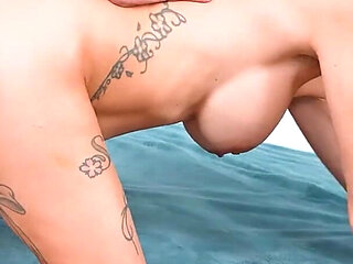 Busty MILF Fucks a Grandpa and His Stepson. Vampirosa, Tag Teamed in Fakings