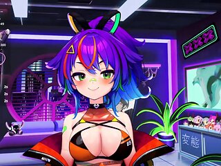 Lengthy haired Blonde hentai