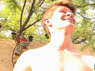 ZackRandall Ethan Hawkes Empty His Swinging Balls With His Mighty Hands