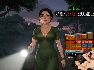 Desi Kamini Bhabi Become Rendi with Lorry Driver - MILF