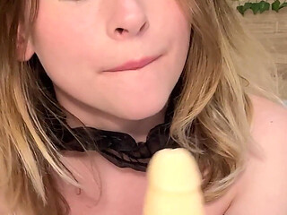 Harlequin Pixie Bed Mischief - Fabric Tease to Greedy Dildo Worship