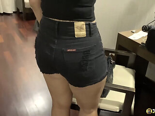 JohnTronX - Tattooed Asian bitch creampied after a hardcore doggystyle fuck