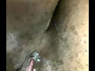 blame it on the drinks EBONY BITCH FUCK HER WET ASS PRETTY PUSSY WITH BOTTLE AND GIVES CREAMY HAPPY ENDING