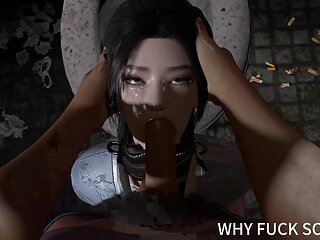 3D Cute Asian Skinny Slut Have Her First Time BDSM Sex