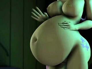 Foxy 3D Superwoman bounces up and down on a cock