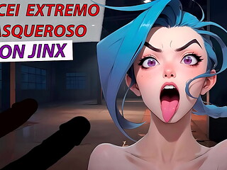 JOI CEI Extremo y asqueroso con Jinx de League of legends. Voz espa&ntilde_ola.