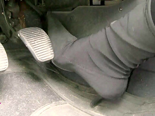 Revving in Cloth Black Boots