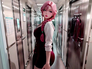 Pink Pony Secretary! Office Private Tease, Can You Handle This Contrast?