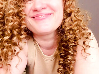 Diapered Curly Lady