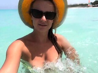 Swimming Naked in Cuba's Atlantic Ocean Waters