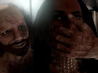 bhab hairy desi princess and misterious old perv stranger
