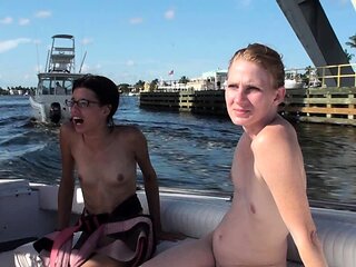 Busty amateur blonde banged in public outdoor