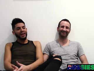Australian Stud Rocco Films His Debut Gay Porn Scene With Mason
