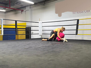 Competetive Female Wrestling with Ginger