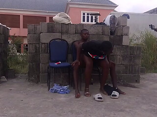 BEHIND THE SCENE. JACKSON FUCK AND SILVER ANAL. FUCKING