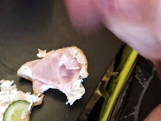 I jerk off on my bread and eat it!