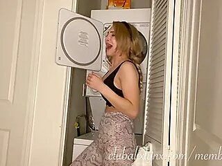 Jerk Off While Im Stuck In The Dryer